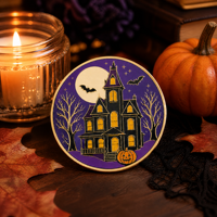 Nouvel Arrivage : Broches en émail en métal, motifs Château Rond, Maison, Dessin Animé, pour la décoration de chapeaux et comme épingles de revers pour Halloween, avec LOGO personnalisé, vente en gros