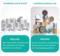 Boîte à pilules en aluminium à double paroi de 120 ml 120 g, boîte de rangement pour capsules de vitamines, récipient portable pour compléments alimentaires, pots à pilules vides