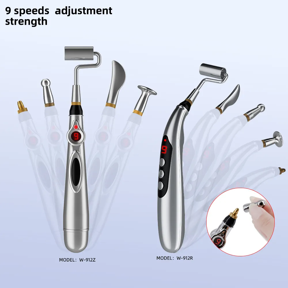 Alat Terapi Akupuntur Meridian Denyut Listrik, Pena Digital Pijat Magnetik Kesehatan