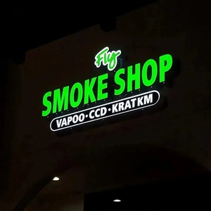 Nhà Máy Bán Buôn Acrylic Kinh Doanh Logo Dấu Hiệu Dễ Dàng Cài Đặt 3D Logo Thư Dấu Hiệu Tùy Chỉnh LED Signage Khói Cửa Hàng Mở Dấu Hiệu - Product Image 1