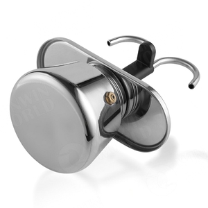 Juego <span class=keywords><strong>de</strong></span> 2 tazas Moka <span class=keywords><strong>de</strong></span> inducción <span class=keywords><strong>de</strong></span> <span class=keywords><strong>fuego</strong></span>, máquina <span class=keywords><strong>de</strong></span> café expreso portátil antigua <span class=keywords><strong>de</strong></span> acero inoxidable comercial, venta al por mayor - Product Image 4