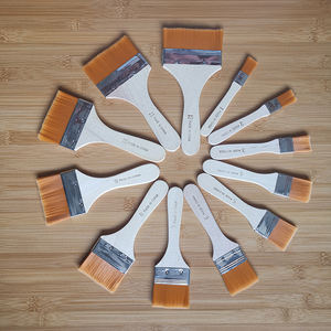 Pinceaux polyvalents de différentes tailles de prix usine avec manche en bois de fer pour la peinture de peintres d'art professionnels - Product Image 4