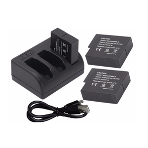 Chargeur de batterie noir 3 canaux pour GoPro <span class=keywords><strong>HERO5</strong></span> avec câble USB accessoires de caméra d'action gopro - Product Image 2