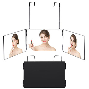 Specchio LED Portatile per Trucco e Parrucchiere con Cornice in Metallo Pieghevole a 360 Gradi e Ganci, Vendita all'Ingrosso - Product Image 2
