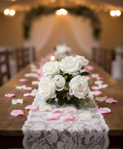 Nuovo Arrivo: Bouquet di Rose Artificiali in Seta, 12 Pezzi, Fiori Bianchi Realistici per Decorazioni Casa e Matrimonio - Product Image 2