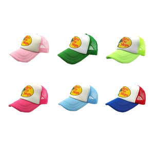 Casquette de camionneur unisexe pour adulte en polyester 100% à 5 panneaux en maille, pour l'été, décontractée, pare-soleil, vente en gros - Product Image 3