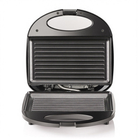 Gaufrier électrique professionnel RAF 750W 23x22cm pour usage domestique, grille-pain et appareil à sandwich