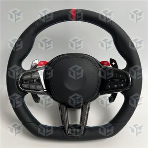 <span class=keywords><strong>Volante</strong></span> Deportivo <span class=keywords><strong>M</strong></span> con LED de Fibra de Carbono Forjado para <span class=keywords><strong>BMW</strong></span> F30 F10 M5 F90 F20 X5 E70 X6 X6M E71 <span class=keywords><strong>E46</strong></span> M3 E39 E60 E92 M4 G20 G30 - Product Image 1