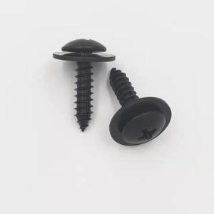 M5x20 Customized Black Oxidate Car Screw Tapping Screws with Flat Washer