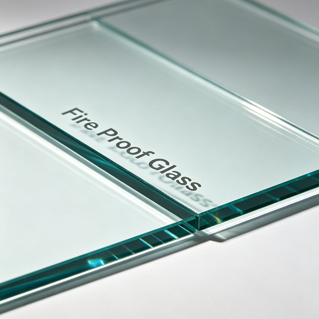 Residential Household Fireproof Glass Daily Safety Fire Resistant Building Glass Protect Door Window Fire Barrier Glass