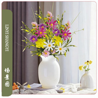 Tiges de marguerites artificielles pour la décoration de la maison, plantes vertes, bouquets de mariage printaniers de Pâques