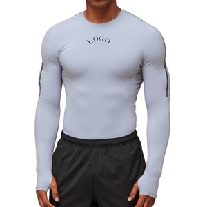 T-shirts pour hommes personnalisables en gros, logo, sport, déplacements quotidiens, été, manches longues, t-shirts pour hommes - Product Image 1