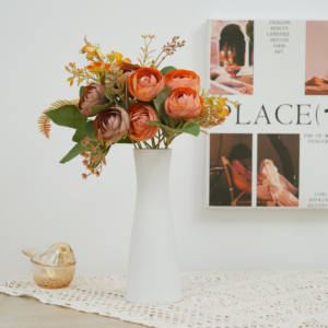 زهرة اصطناعية سبعة رؤوس حزمة الزبدة زهرة زينة حفل زفاف مصنع الجملة الزهور المفروشات المنزلية - Product Image 4