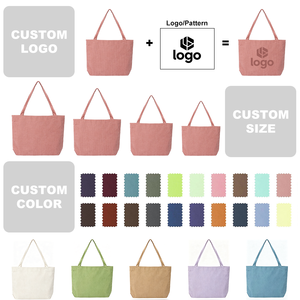 Bolsa de Mano Retro de Lona de Algodón de Moda al por Mayor, Bolsa Resistente y Portátil de Múltiples Colores para Mujer - Product Image 6