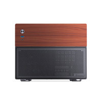 Chasis Mini-ITX JONSBO N4 NAS, Caja Semitorre con Bahía para 8+1 HDD, Dos Ventiladores de 120mm, Fuente de Alimentación SFX y Placa Base ITX
