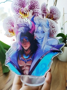 OEM Odm อะคริลิกสแตนดี้ League of Legends อะคริลิกสแตนดี้ Spirit Blossom Ahri Aphelios Syndra Snow Moon <span class=keywords><strong>Kayn</strong></span> - Product Image 6