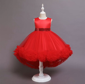 Vestido de Fiesta Largo con Flores para Niñas, Estilo <span class=keywords><strong>Boutique</strong></span>, Elegante, con Patrones Infantiles para el Verano, Hasta la Rodilla, para Bodas y Eventos - Product Image 4