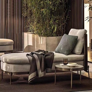 Chaise longue d'extérieur en rotin tressé toutes saisons pour hôtel, patio et bord <span class=keywords><strong>de</strong></span> piscine - Product Image 2