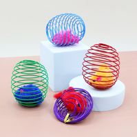 Offre Spéciale Écologique Classique En Peluche Chat Printemps Boules Jouet Extensible Rolling Balls pour Chatons Moderne Dessin Animé Souris Slinky Rats