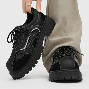 Chaussures Derby à lacets en matériaux mixtes, confortables et décontractées, pour les activités de plein air et quotidiennes - Product Image 5