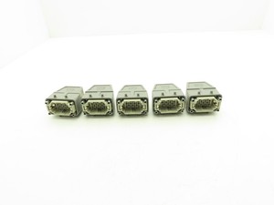 New Plc A660-2006-t435 <strong>Juper</strong> Connector 42 Pin Harting Hood 38-39 Pins Lot of 5 - Product Image 1