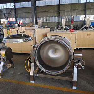 大型工业商用自动压力锅 500 升不锈钢蒸汽烹饪设备 烘焙设备 - Product Image 2