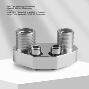 Conector de Compresor de Aire Acondicionado Sanden YC102397-SL de Aleación de Aluminio para Reemplazo y Reparación - Product Image 3