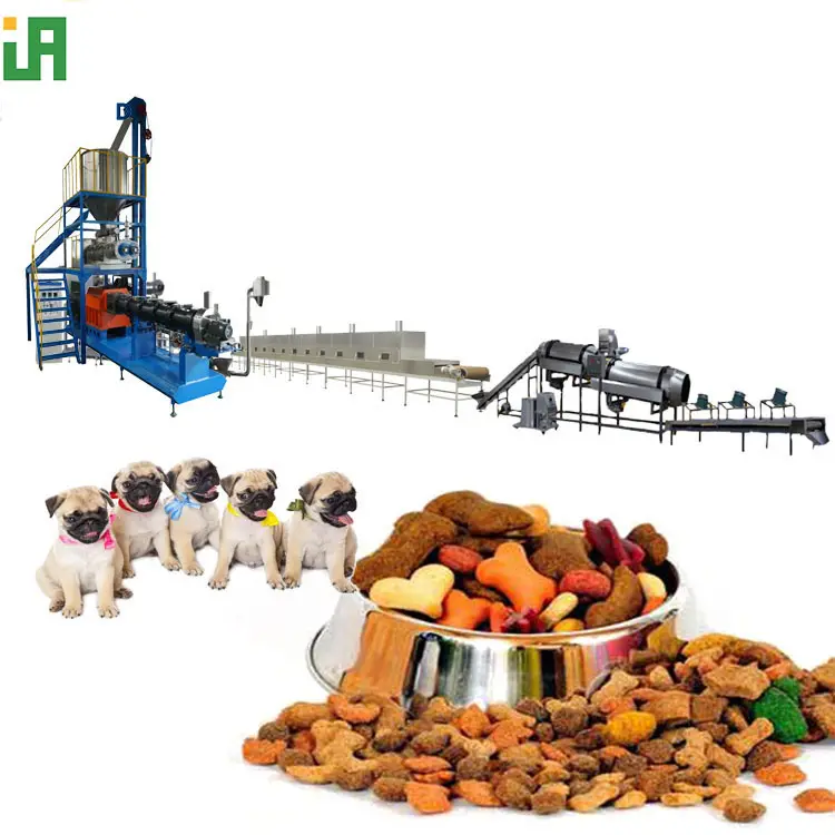 Nutriments Équilibré Extrudé Nourriture Sèche Pour Animaux De Compagnie Machine de Ligne de Production Chien Chats Oiseaux D'extrudeuse D'alimentation De Poissons