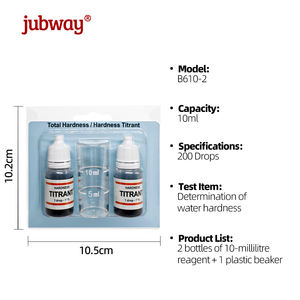 2*10 ml Botella de Reactivo de Dureza Total del Agua Jubway B610-2 de Alta Pureza, Certificado MSDS, para Pruebas de Dureza del Agua de Guangzhou - Product Image 2