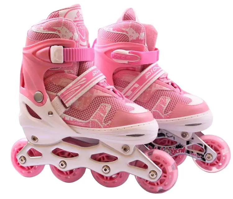 Blinkende Rollschuhe mit Rädern Skating Shop Fitness Skates Verstellbarer Inline-Skate