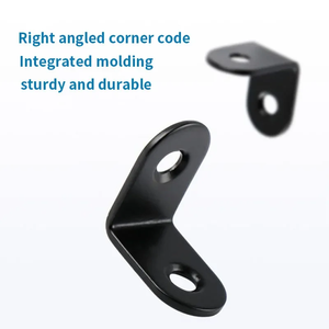 L Bracket Corner Bracket Set,<b>Metal</b> L Brackets For Shelves Wood Furniture Cabinets Chairs Drawers With 20 Screws - Product Image 3