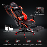Chaise de Gaming pivotante à Led Rgb, meuble de course, vente en gros,