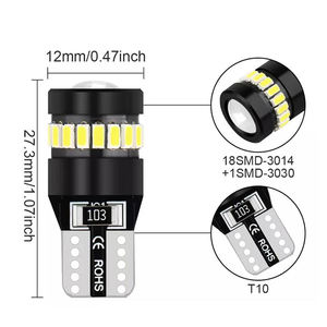 2x W5W T10 LED sans erreur feu de stationnement pour <span class=keywords><strong>Ford</strong></span> <span class=keywords><strong>Fiesta</strong></span> Focus 2 3 Mondeo mk2 mk3 mk4 Fusion Kuga 194 168 <span class=keywords><strong>Ampoule</strong></span> - Product Image 5