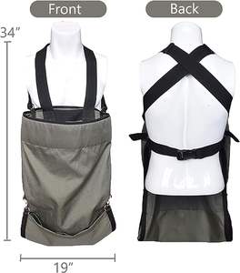 Free Sample Outdoor Cotton Bib Apron for Picking Cleaning Quick Release Harvest <b>Tool</b> <b>Backpack</b> with Large Pocket Garden - Product Image 5