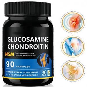 Cápsulas de Glucosamina, Condroitina e MSM de Marca Privada OEM 90 Vegetarianas - Suporte à Saúde das Articulações (Suprimento para 30 Dias) - Product Image 2
