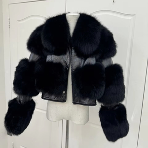 Rx furs אופנה חורף רך חדש ארוך חדש נשים נתיק מעיל עור אמיתי לנתיק מעיל פרווה גדול לשוקס נשים