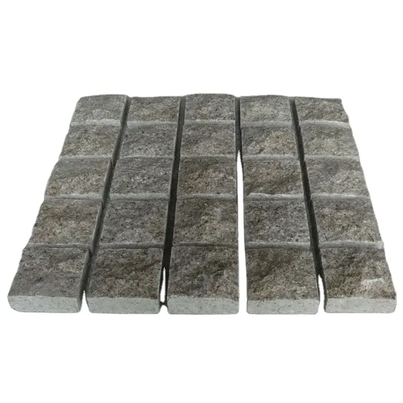 Wholesale Flame Surface Granite Cobbles Granite Paver Stone