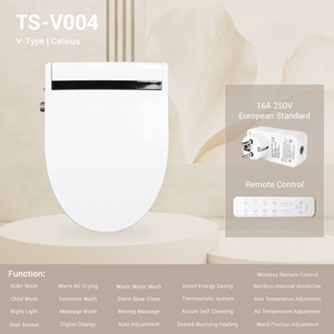 Premium Smart V-Siège de toilette en plastique avec chauffage instantané et capteur de séchage à l'air réglable Sièges de toilette intelligents de qualité supérieure - Product Image 6