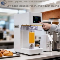 Machine de scellage rotative électrique automatique pour canettes en verre et en aluminium, usage boisson et produits divers, scellage à froid 220V/110V