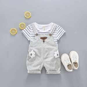 Conjuntos de Ropa para Niñas, Proveedores de Ropa para Bebés, Boutique de Ropa Infantil, Vestidos de Algodón para Niños, Camisas + Overoles, Venta al Por Mayor de Verano - Product Image 3