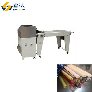Machine à fabriquer des pailles à boire comestibles en paille de riz, ligne de transformation de pailles de manioc biodégradables, <span class=keywords><strong>vaisselle</strong></span> de protection de l'environnement - Product Image 3