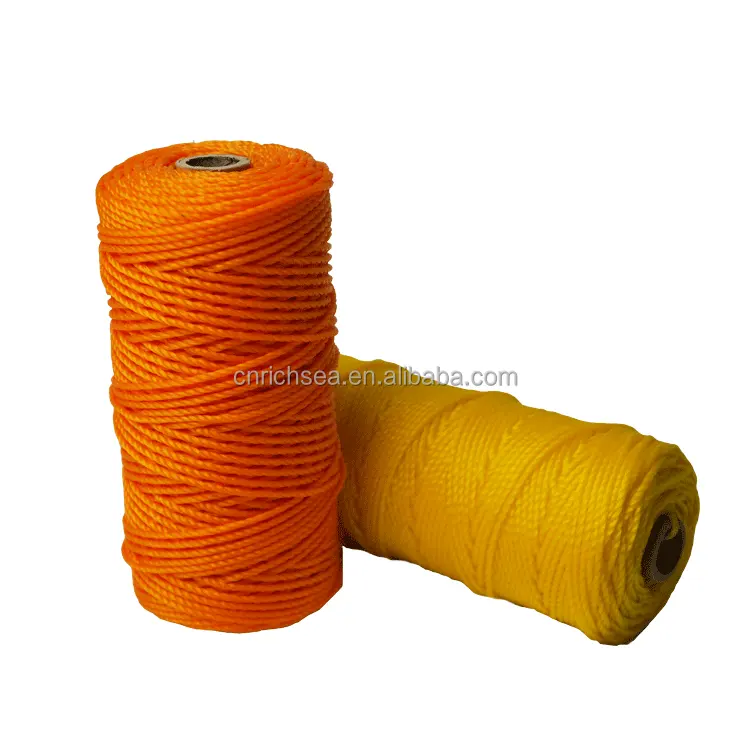 New Material Fishing Twine 3 Strands PE Twisted Rope HDPE Fishing Line Fishing Net PE Twine