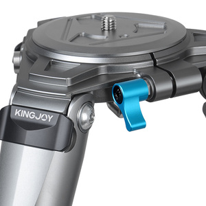 Chuyên nghiệp nhôm thời trang bạc 360 Panorama bóng đầu Trọng lượng nhẹ máy ảnh giá ba chân đứng Monopods cho đi bộ đường dài săn bắn - Product Image 5