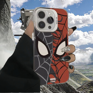 Custodia rigida per telefono cellulare con Design Spider-Man di lusso IMD per iPhone 16 Pro Max 15 14 Plus 13 12 11 Mini cover - Product Image 2