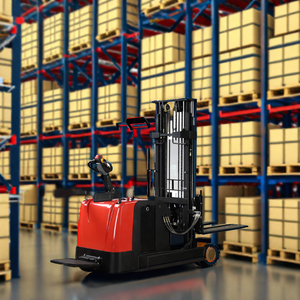 4,5 m de altura, 1,2 toneladas, 1,5 toneladas, 2 toneladas, ZAPI, estación de conducción de conductor, carretilla elevadora, camión de alcance, apilador eléctrico de paletas - Product Image 4