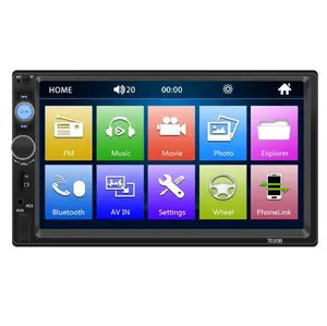 Touch Screen Car Radio DVD Receiver Autoradio 2 Din Universal Audio Car Audio Cd Player Double-din In-dash Car Stereo 7 Inch
