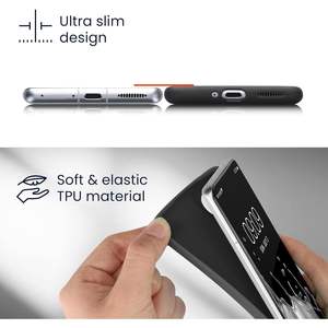 Funda para Xiaomi Redmi Note 14 4G, Delgada, de TPU, con Acabado Negro Mate, Protectora y Suave - Product Image 4