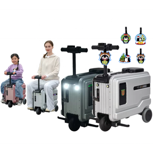 Dericsson 2026 20inch Smart <strong>Kids</strong> Ride on <strong>Luggage</strong> Electric Suitcase <strong>Scooters</strong> Luxury Travel Aluminium Suitcase <strong>Luggage</strong> for Adults - Product Image 1