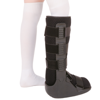 Attelle de marche orthopédique pour membre inférieur avec système anti-chute du pied en aluminium