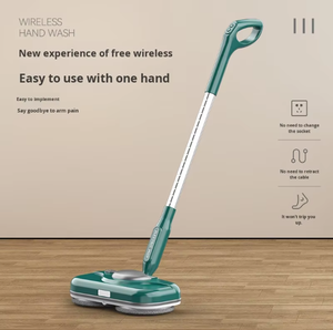 Dual-Bánh Xe Cầm Tay Lau Quét Lau USB Powered Tất Cả Trong Một Cơ Khí Điều Khiển Nhựa Bền Vững Làm Sạch Sàn Hào Đông - Product Image 3